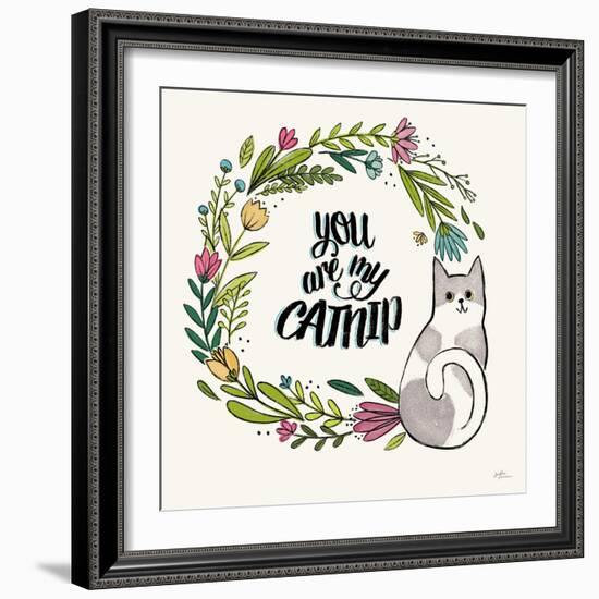 Purrfect Garden VI-Janelle Penner-Framed Art Print