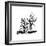 Purrfect House Plants II-June Vess-Framed Art Print