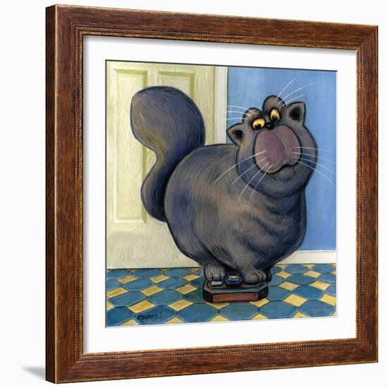 Purrfect-Kourosh-Framed Art Print