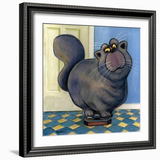 Purrfect-Kourosh-Framed Art Print