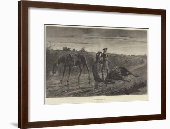 Pursued-null-Framed Giclee Print