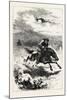 Pursuit of Paul Revere, the Scout, USA, 1870s-null-Mounted Giclee Print