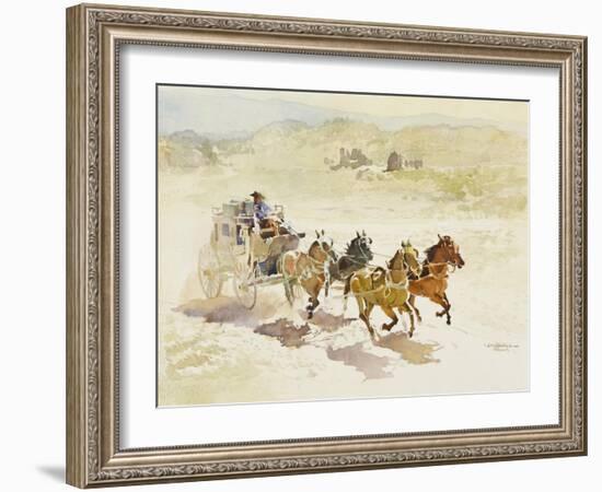 Pursuit-LaVere Hutchings-Framed Giclee Print