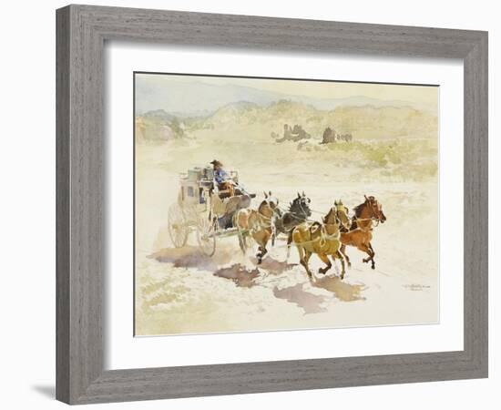 Pursuit-LaVere Hutchings-Framed Giclee Print