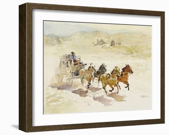 Pursuit-LaVere Hutchings-Framed Giclee Print