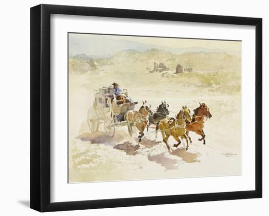 Pursuit-LaVere Hutchings-Framed Giclee Print