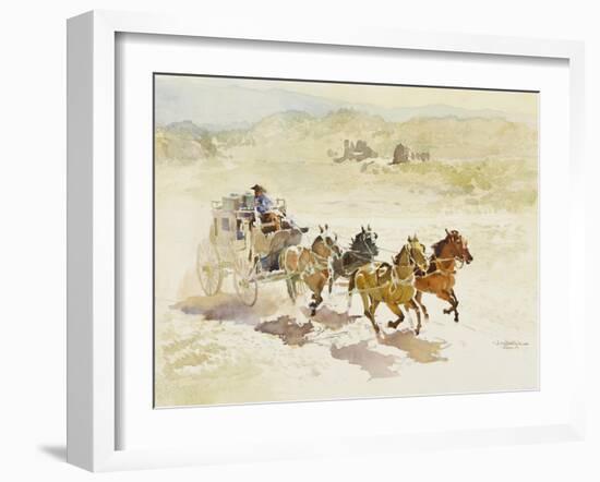 Pursuit-LaVere Hutchings-Framed Giclee Print