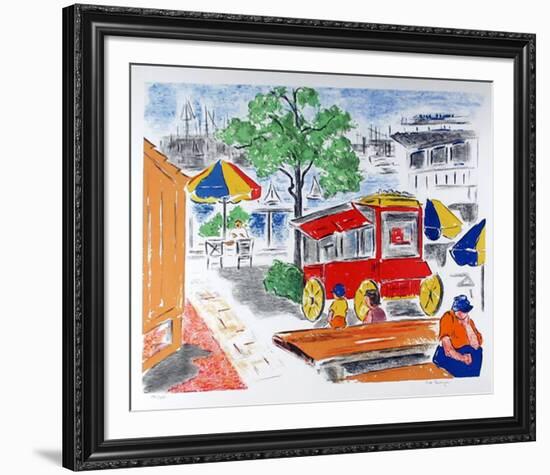 Push Cart-Pat Berger-Framed Limited Edition