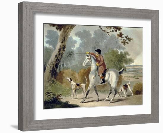 Push Him Tom Boy, from the Pytchley Hunt, Engraved by F. Jukes (1745-1812), 1790-Charles Lorraine Smith-Framed Giclee Print