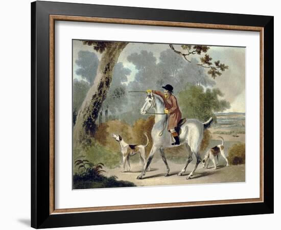 Push Him Tom Boy, from the Pytchley Hunt, Engraved by F. Jukes (1745-1812), 1790-Charles Lorraine Smith-Framed Giclee Print