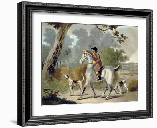 Push Him Tom Boy, from the Pytchley Hunt, Engraved by F. Jukes (1745-1812), 1790-Charles Lorraine Smith-Framed Giclee Print