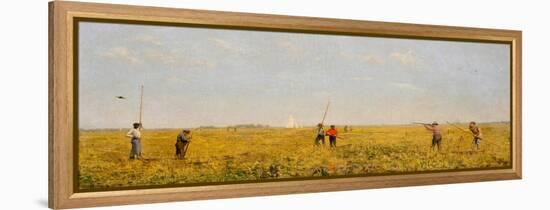 Pushing for Rail, 1874-Thomas Cowperthwait Eakins-Framed Premier Image Canvas