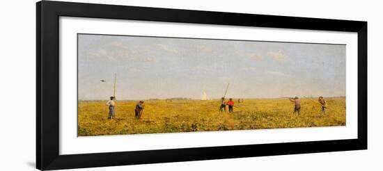 Pushing for Rail, 1874-Thomas Cowperthwait Eakins-Framed Giclee Print