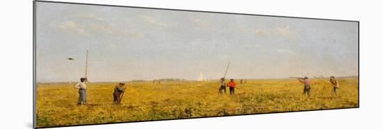 Pushing for Rail, 1874-Thomas Cowperthwait Eakins-Mounted Giclee Print