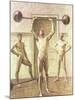 Pushing Weights with Two Arms, Number 3, 1914-Eugene Jansson-Mounted Giclee Print