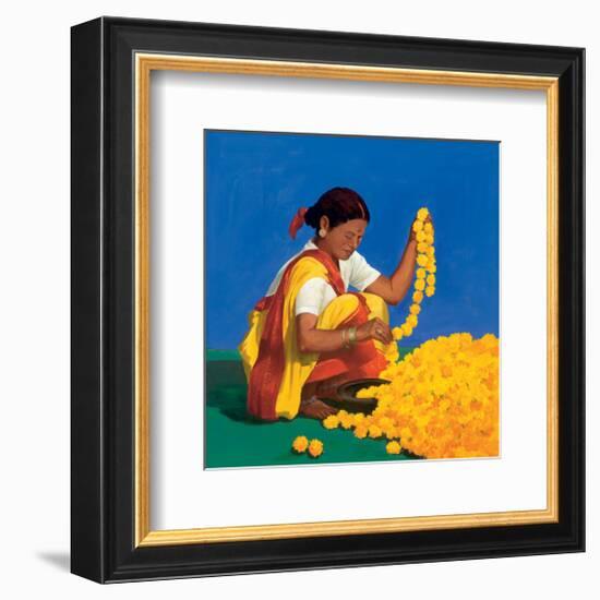 Pushkar India-Renate Holzner-Framed Art Print