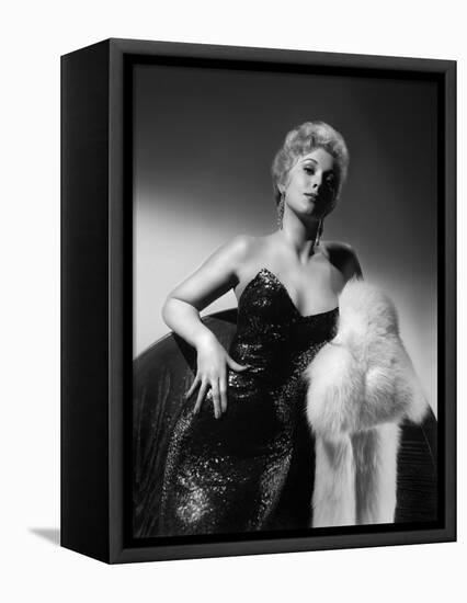 PUSHOVER, 1954 directed by RICHARD QUINE Kim Novak (b/w photo)-null-Framed Stretched Canvas