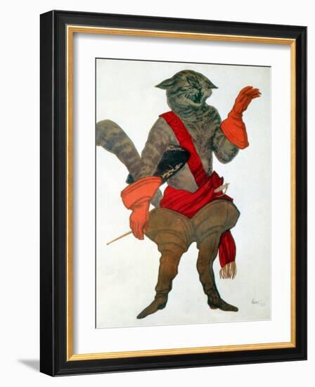 Puss in Boots, from Sleeping Beauty, 1921-Leon Bakst-Framed Giclee Print