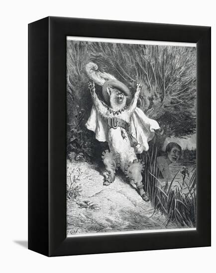 Puss in Boots-Gustave Doré-Framed Premier Image Canvas