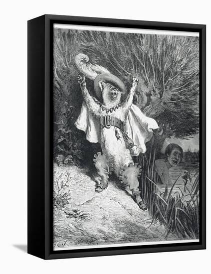 Puss in Boots-Gustave Doré-Framed Premier Image Canvas