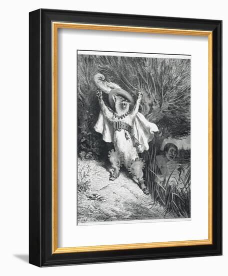 Puss in Boots-Gustave Doré-Framed Giclee Print