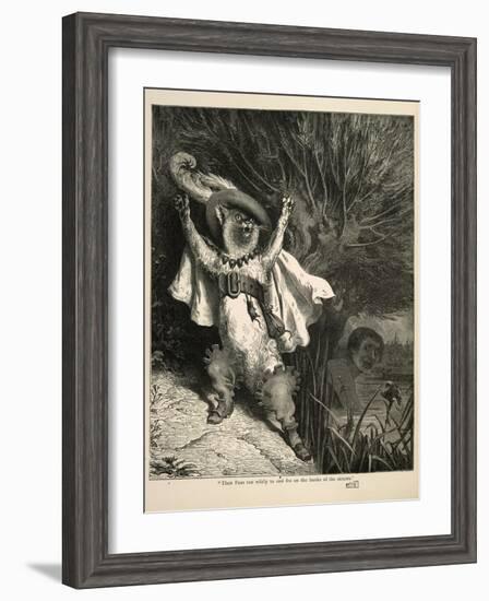 Puss in Boots-Gustave Doré-Framed Giclee Print