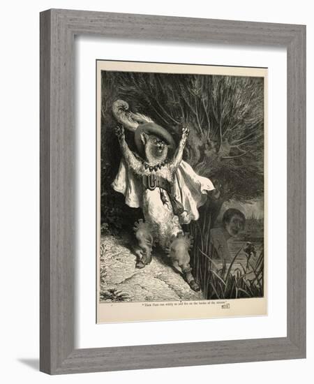 Puss in Boots-Gustave Doré-Framed Giclee Print