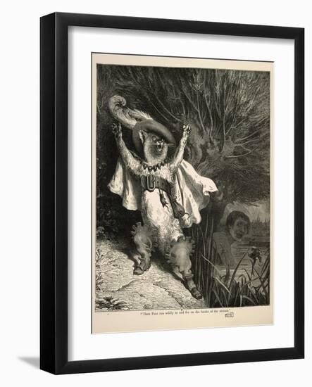 Puss in Boots-Gustave Doré-Framed Giclee Print