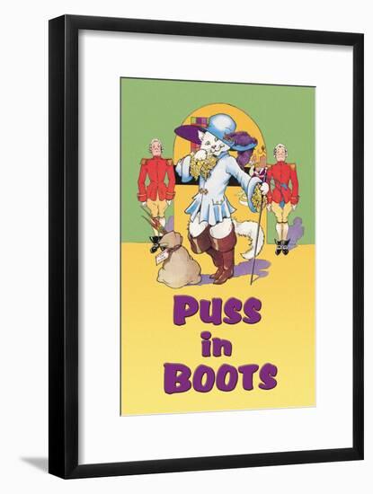 Puss in Boots-null-Framed Art Print