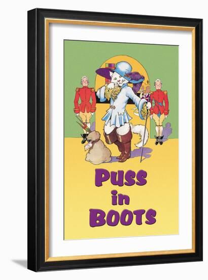 Puss in Boots-null-Framed Art Print