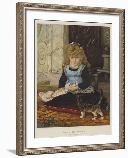 Puss in Boots-John Everett Millais-Framed Giclee Print