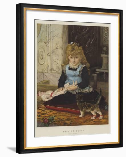 Puss in Boots-John Everett Millais-Framed Giclee Print