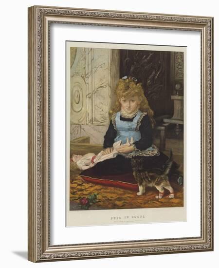 Puss in Boots-John Everett Millais-Framed Giclee Print