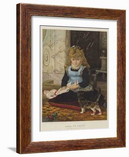 Puss in Boots-John Everett Millais-Framed Giclee Print