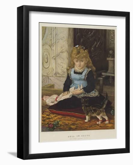 Puss in Boots-John Everett Millais-Framed Giclee Print