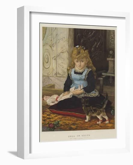 Puss in Boots-John Everett Millais-Framed Giclee Print