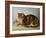 Puss Napping-George Baxter-Framed Giclee Print