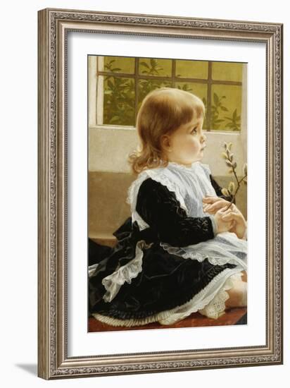 Pussy Willow-George Dunlop Leslie-Framed Giclee Print