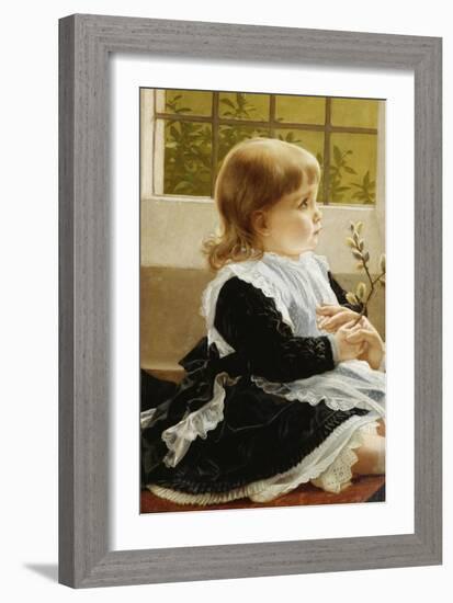 Pussy Willow-George Dunlop Leslie-Framed Giclee Print