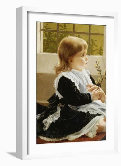 Pussy Willow-George Dunlop Leslie-Framed Giclee Print