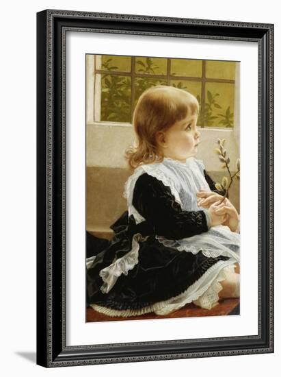 Pussy Willow-George Dunlop Leslie-Framed Giclee Print