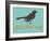 Put A Bird On It Blue-null-Framed Art Print