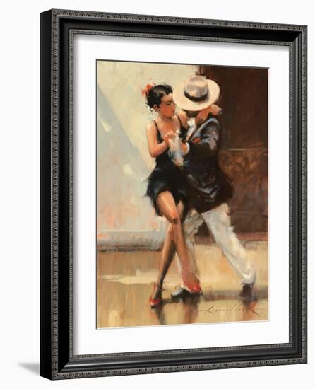 Put on Your Red Shoes-Raymond Leech-Framed Art Print