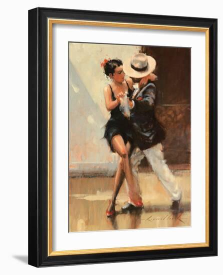 Put on Your Red Shoes-Raymond Leech-Framed Art Print