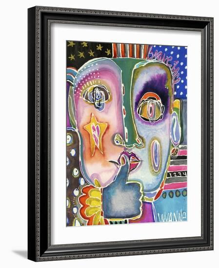 Put Your Brave Face On-Wyanne-Framed Giclee Print