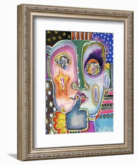 Put Your Brave Face On-Wyanne-Framed Giclee Print