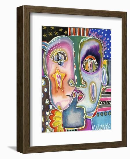 Put Your Brave Face On-Wyanne-Framed Giclee Print