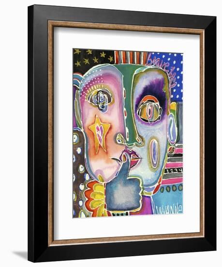 Put Your Brave Face On-Wyanne-Framed Giclee Print