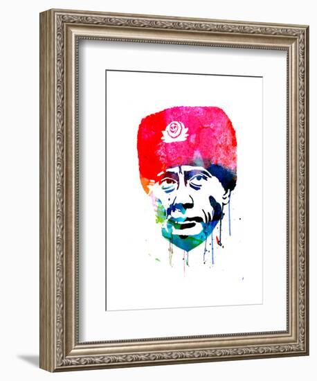 Putin Watercolor-Lora Feldman-Framed Art Print