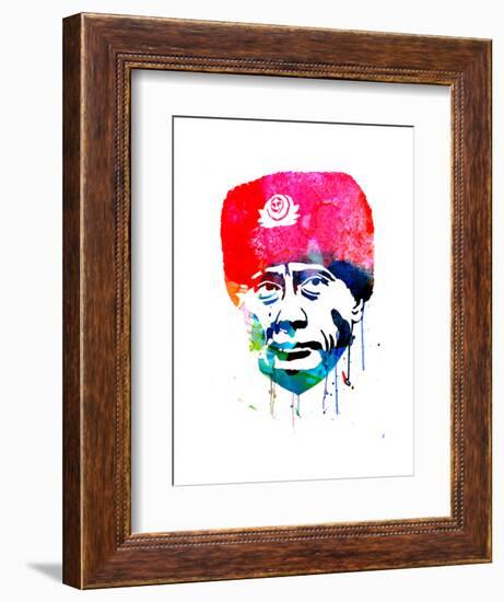 Putin Watercolor-Lora Feldman-Framed Art Print